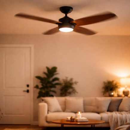 piece-moderne-ventilateur-lumiere-plantes