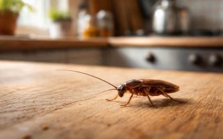 insecte-marron-surface-bois