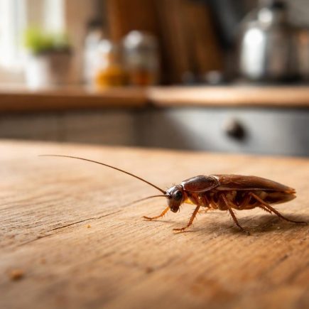 insecte-marron-surface-bois