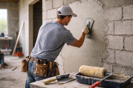 artisan-enduit-mur-parpaing-chantier