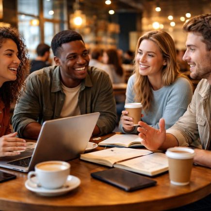 jeunes-adultes-cafe-moderne-discussion