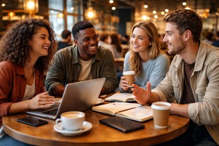 jeunes-adultes-cafe-moderne-discussion