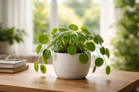 plante-pilea-pot-ceramique-fenetre-lumineuse