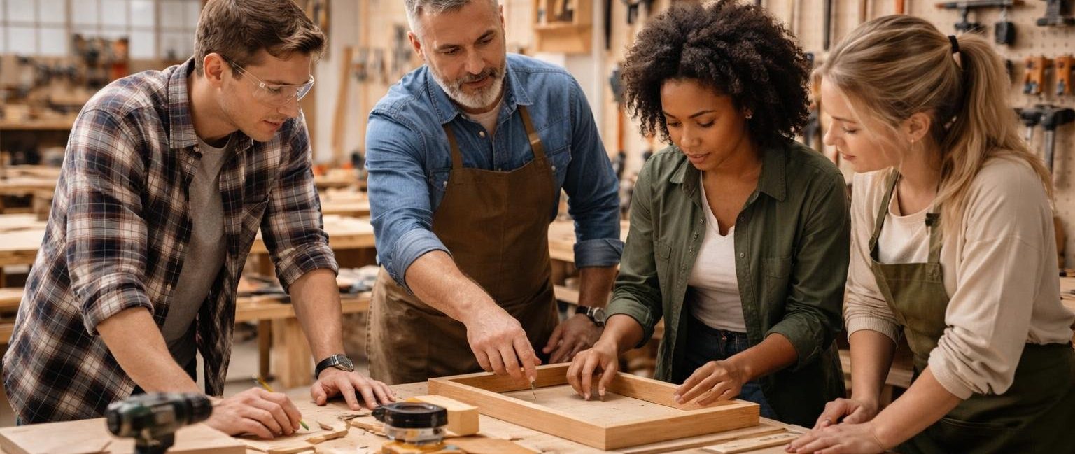 atelier-bricolage-instructeur-eleves-outils-organises