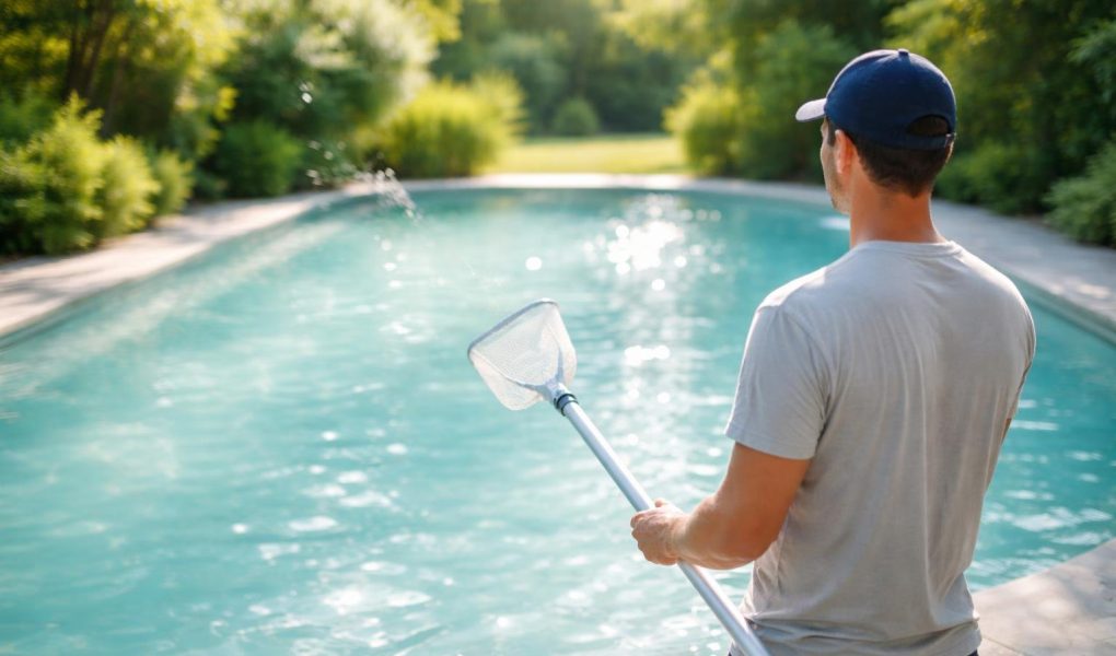 piscine-verdure-eau-laiteuse-personne-perche