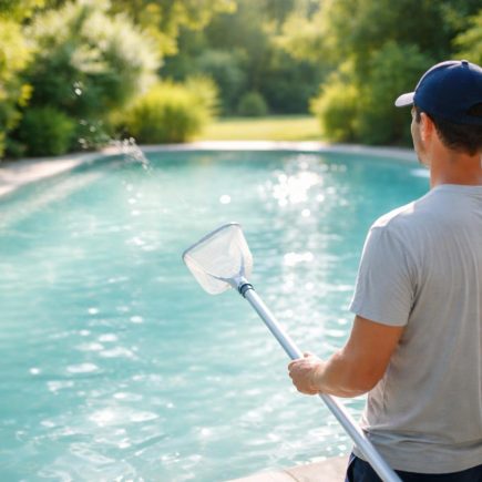 piscine-verdure-eau-laiteuse-personne-perche