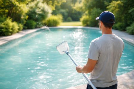 piscine-verdure-eau-laiteuse-personne-perche