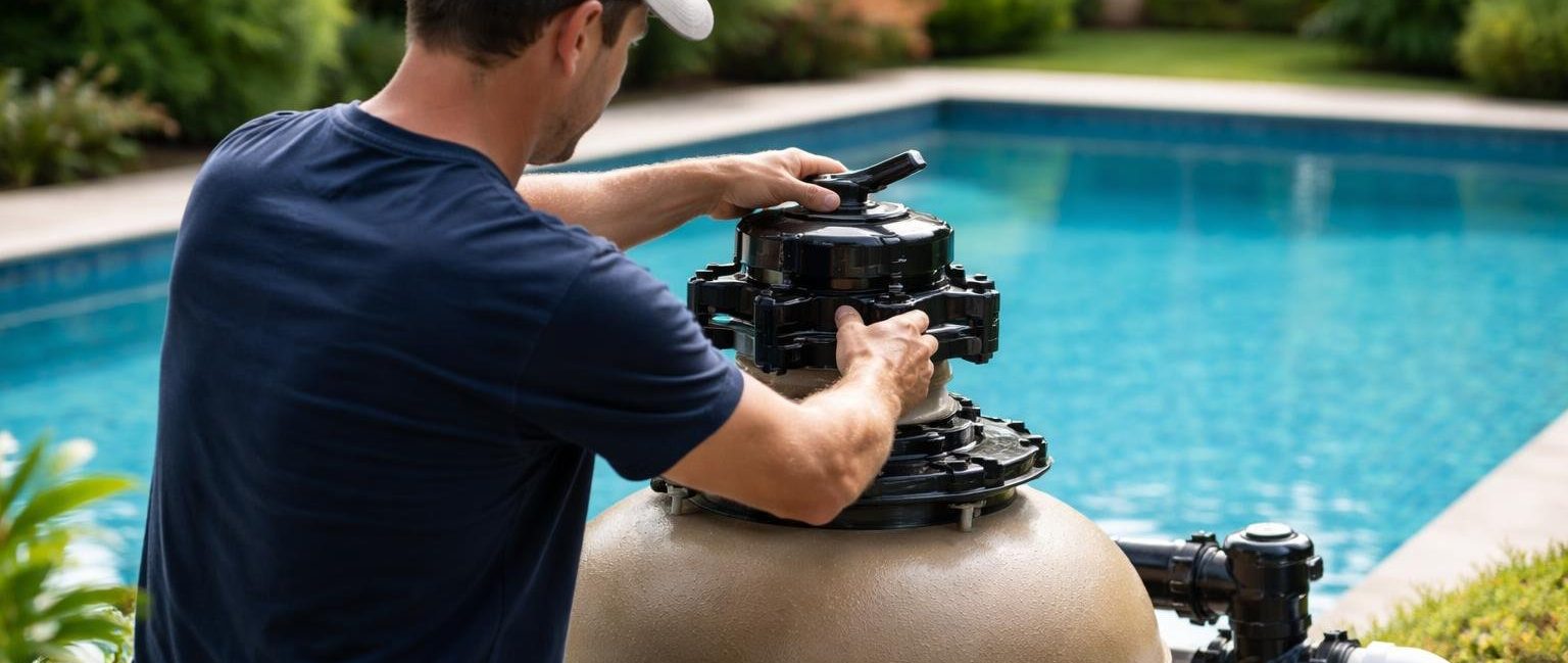 personne-nettoyage-filtre-piscine-jardin