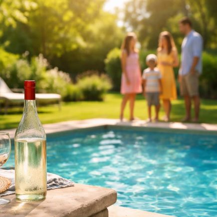 jardin-piscine-bouteille-bouchon-rouge